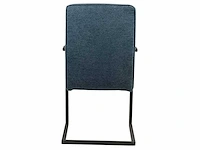 Design eetkamerstoel blauw weave (4x) - afbeelding 5 van  5