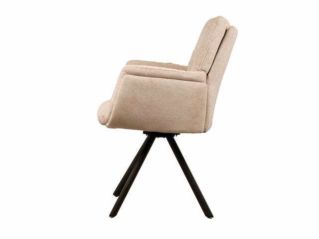 Design eetkamerstoel cream weave (6x) - afbeelding 3 van  5