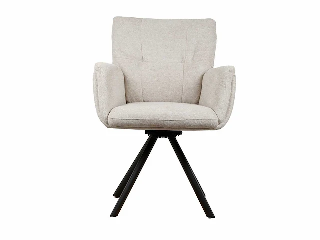 Design eetkamerstoel cream weave (6x) - afbeelding 2 van  5