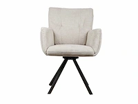 Design eetkamerstoel cream weave (6x) - afbeelding 2 van  5