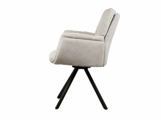 Design eetkamerstoel cream weave (6x) - afbeelding 3 van  5
