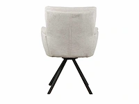 Design eetkamerstoel cream weave (6x) - afbeelding 4 van  5