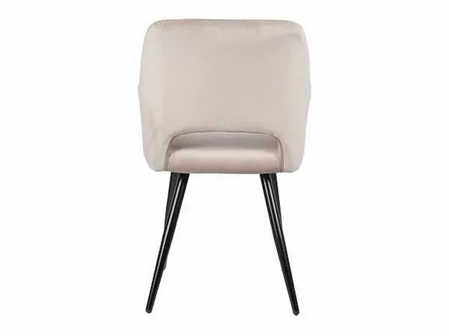 Design eetkamerstoel velvet off white 9057-6 - afbeelding 4 van  4