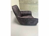 Design eetkamerstoelen antraciet velvet 6x) - afbeelding 7 van  8