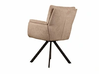 Design eetkamerstoelen beige weave (6x) - afbeelding 4 van  5