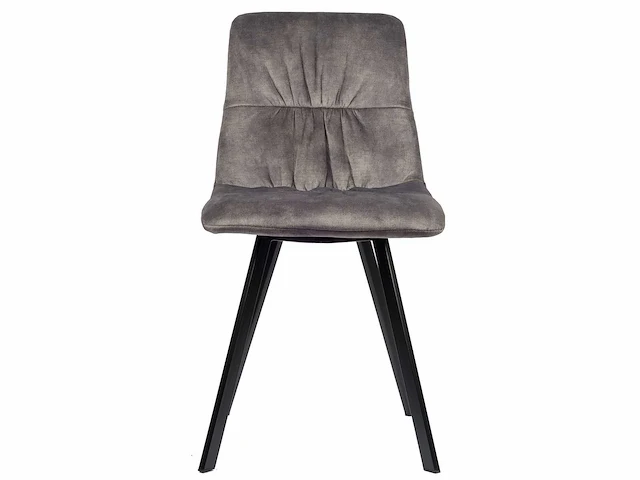 Design eetkamerstoelen grijs velvet (6x) - afbeelding 2 van  5