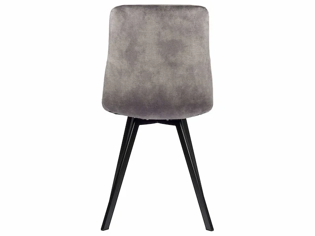 Design eetkamerstoelen grijs velvet (6x) - afbeelding 5 van  5