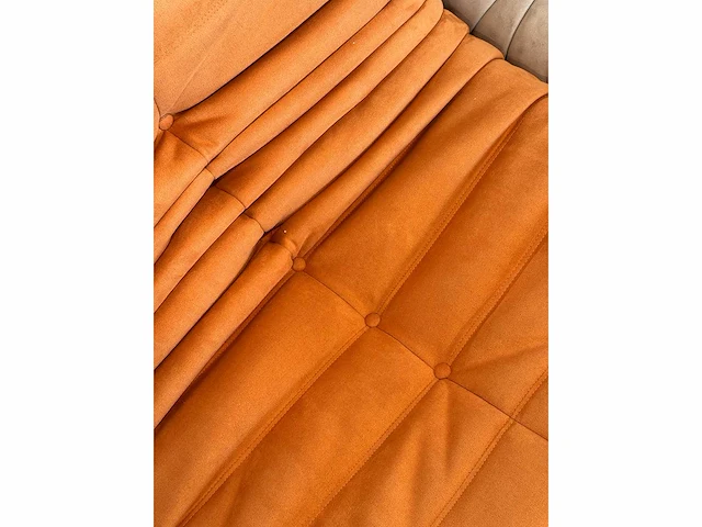 Design fauteuil oranje l - afbeelding 4 van  7