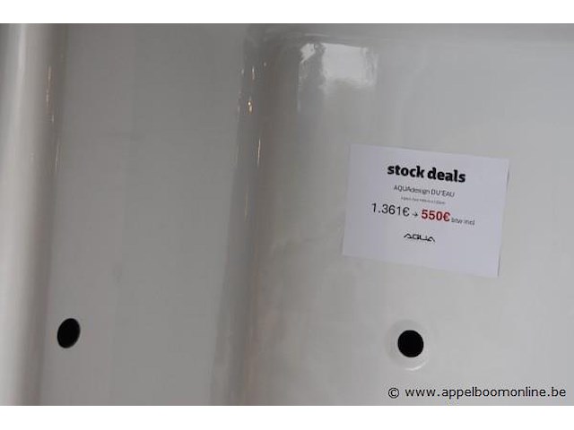 Design inbouw ligbad aaquadesign du'eau 190x120 - afbeelding 2 van  2