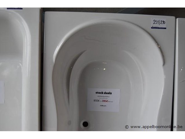 Design inbouw ligbad aquadesign rivale 180x90 - afbeelding 2 van  2