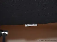 Design kappersstoel greiner, in hoogte verstelbaar, zwarte skai bekleed - afbeelding 2 van  2