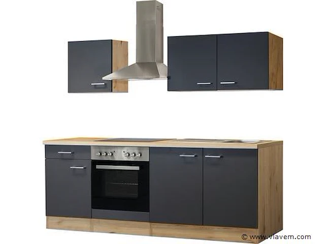 Design keuken jerome - incl. apparatuur - 210x60cm - afbeelding 1 van  5