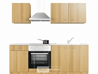 Design keuken jerome - incl. apparatuur - 210x60cm