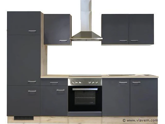Design keuken maxime - incl. apparatuur - 270x60cm - afbeelding 1 van  6