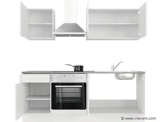 Design keuken rudy - incl. apparatuur - 210x60cm - afbeelding 6 van  6