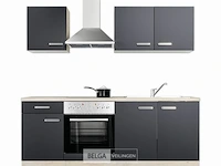 Design keuken rudy - incl. apparatuur - 210x60cm