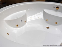 Design massage/chromo bad dia 210 vv vergulde accesoires - afbeelding 2 van  6