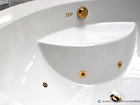 Design massage/chromo bad dia 210 vv vergulde accesoires - afbeelding 6 van  6