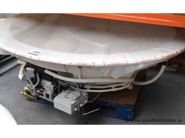 Design massage/chromo bad dia 210 vv vergulde accesoires - afbeelding 1 van  1