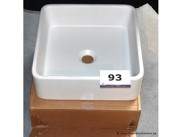 Design rechthoekige wasbak flaminia - afbeelding 1 van  2