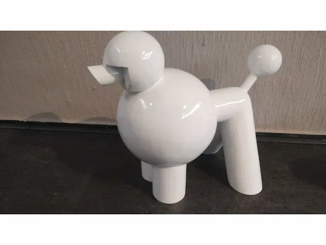 Design sculptuur “poedel” - afbeelding 2 van  3