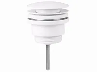 Design sifon met afvoerplug wit - afbeelding 3 van  6