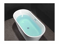 Design vrijstaand bad - 198 l - 150*70*58cm - wit - afbeelding 5 van  9