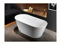 Design vrijstaand bad - 198 l - 150*70*58cm - wit - afbeelding 7 van  9