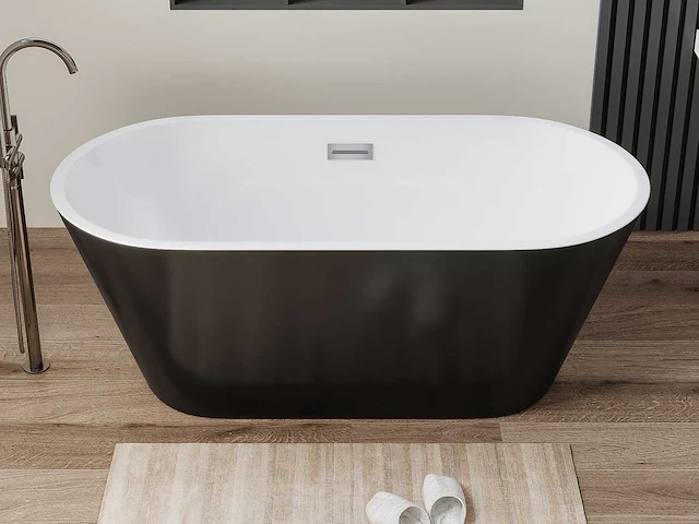 Design vrijstaand bad - 201 l - zwart - afbeelding 1 van  6