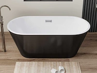 Design vrijstaand bad - 201 l - zwart - afbeelding 1 van  6