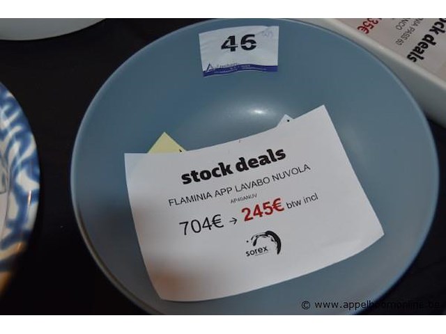 Design wasbak flaminia nuvolaap40a dia 40 - afbeelding 3 van  3