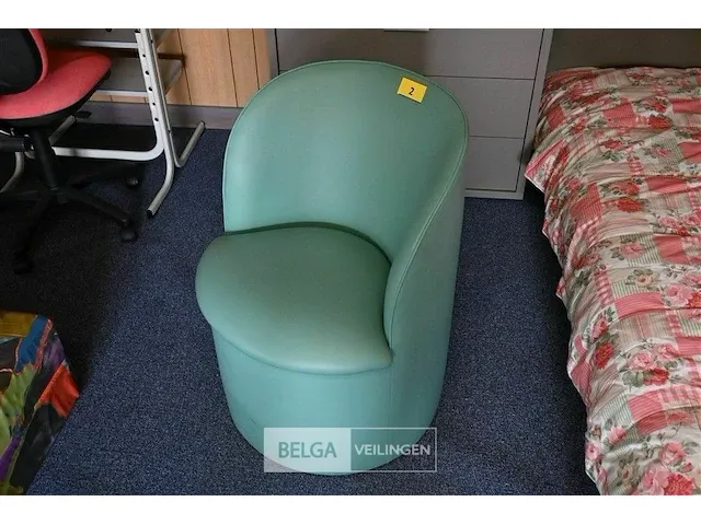 Design zetel kunstleder - afbeelding 1 van  2