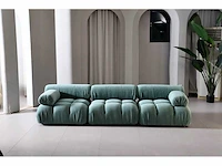 Design zetel muntgroen polyester (1x) - afbeelding 2 van  2