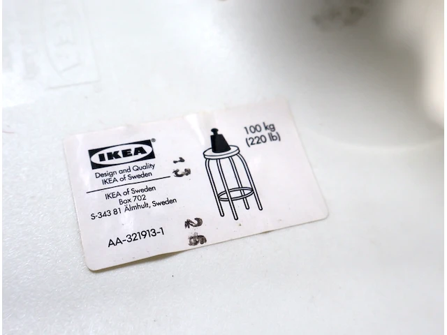 Designbarstoel ikea (x3) - afbeelding 5 van  5