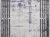 Designertapijt160*230cm grijs-navy - afbeelding 1 van  2