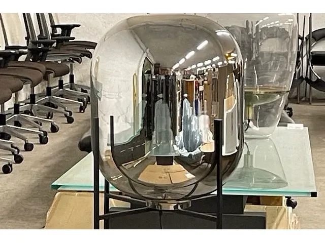 Designlamp big egg amber domus angelus - afbeelding 2 van  3