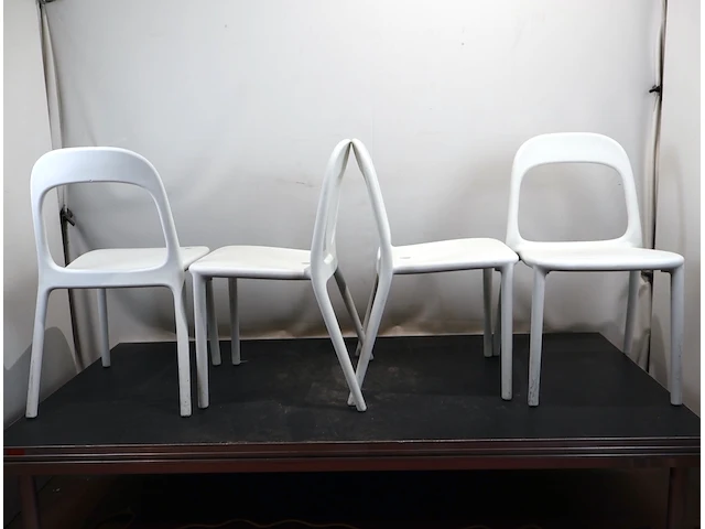 Designstoel ikea (x4) - afbeelding 3 van  4