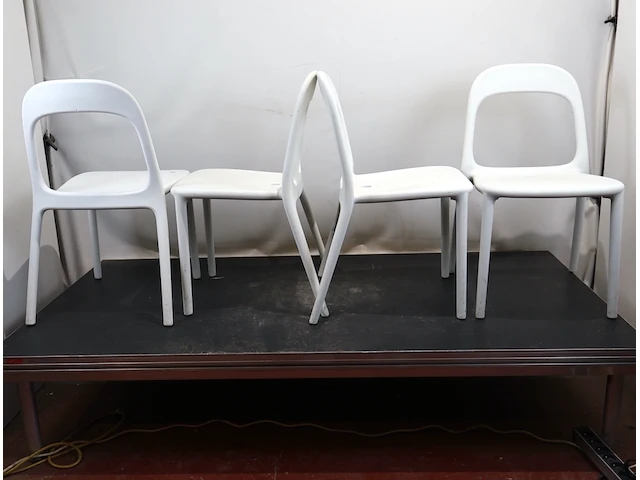 Designstoel ikea (x4) - afbeelding 3 van  5