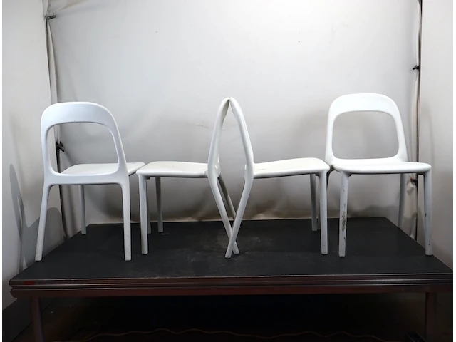 Designstoel ikea (x4) - afbeelding 3 van  5