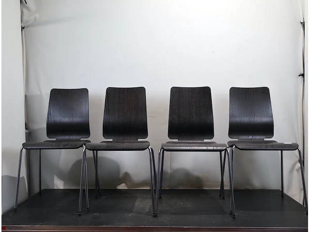 Designstoel ikea (x4) - afbeelding 1 van  5