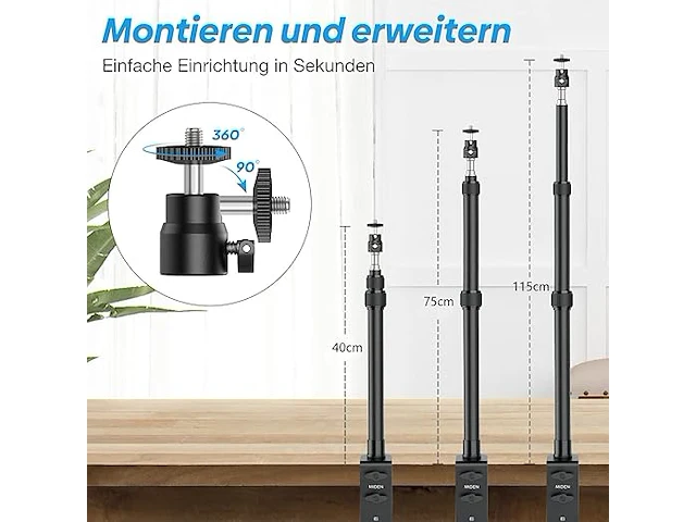 Desk mount stand - afbeelding 2 van  3