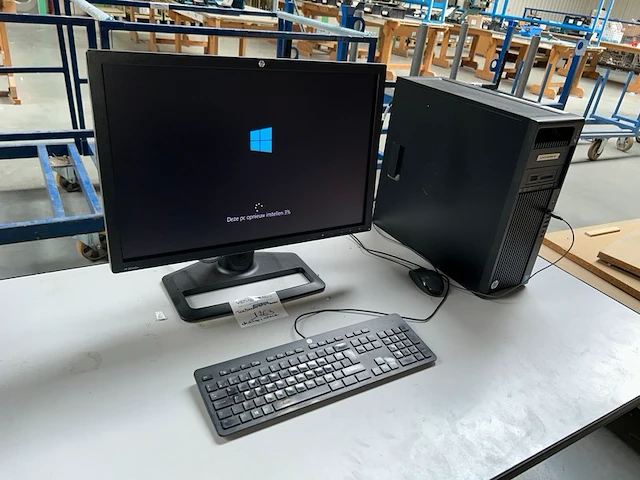 Desktop hp met toebehoren - afbeelding 1 van  7