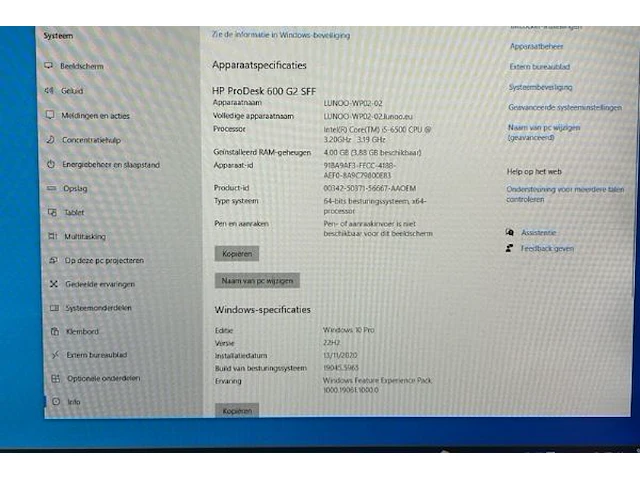 Desktop hp met toebehoren - afbeelding 5 van  7