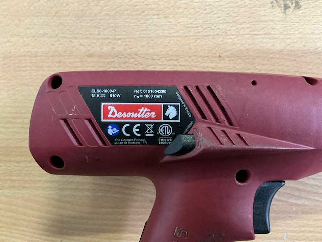 Desontter brushless speed control els6-1000-p accu schroefmachine (3x) - afbeelding 4 van  4