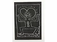 Dessin au feutre keith haring de 1983 - 83