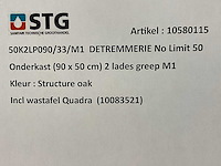 Detremmerie no limit 50 meubel wastafel - afbeelding 7 van  7