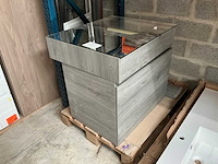 Detremmerie onderkast + spiegelkast - afbeelding 1 van  4