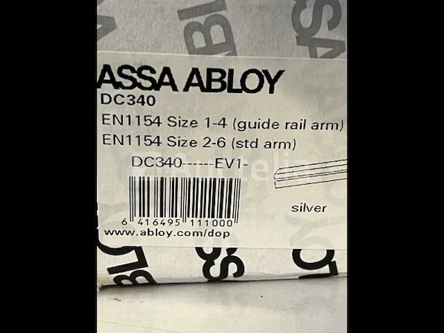 Deurdrammer met arm assa abbloy - afbeelding 2 van  4
