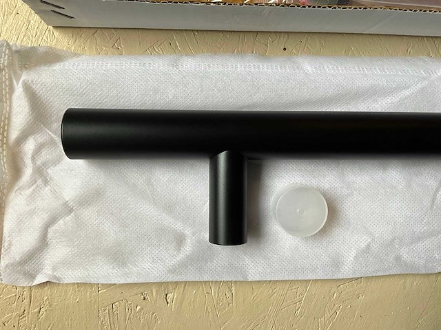 Deurgreep rvs zwart gecoat 500mm - afbeelding 3 van  8