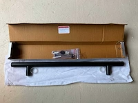 Deurgreep rvs zwart gecoat 700mm